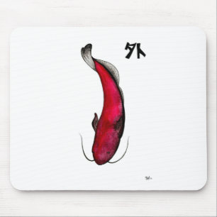 japanese void catfish mouse pad