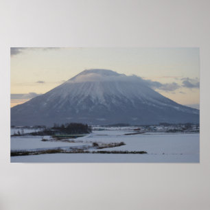 Japanese Volcano Poster