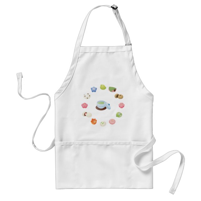 Japanese Wagashi Sweets Standard Apron (Front)