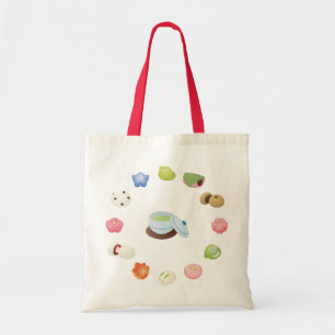 Japanese Wagashi Sweets Tote Bag