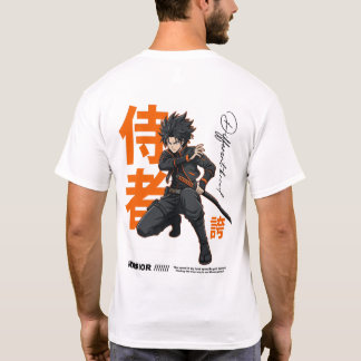 Japanese Warrior Streetwear Action Design  Main Ta T-Shirt