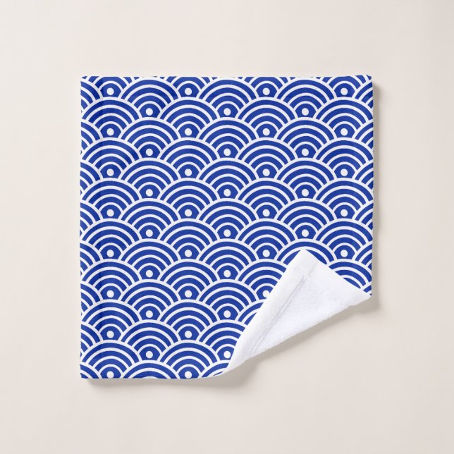 Japanese Water Wave  Wash Cloth (Wash Cloth)