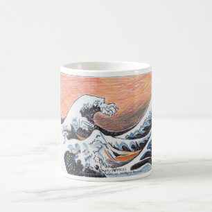 Japanese Wave mug