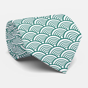 Japanese Wave Pattern Tie