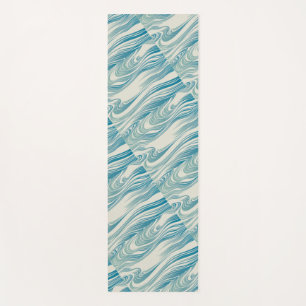 Japanese Wave Pattern Yoga Mat