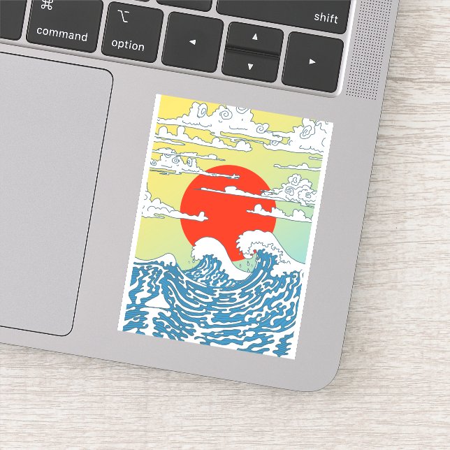 Japanese Waves (Detail)