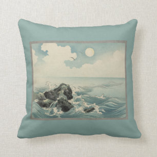 Japanese Waves Cushion