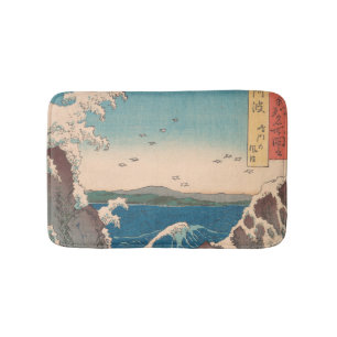Japanese Waves Naruto Whirlpool Artwork Bath Mat