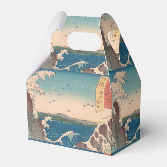 Japanese Waves Naruto Whirlpool Artwork Favour Box (Front Side)
