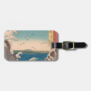 Japanese Waves Naruto Whirlpool Artwork Luggage Tag