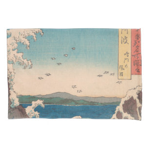 Japanese Waves Naruto Whirlpool Ocean Artwork Pillowcase