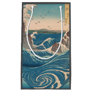 Japanese Waves Naruto Whirlpool Ocean Artwork Small Gift Bag
