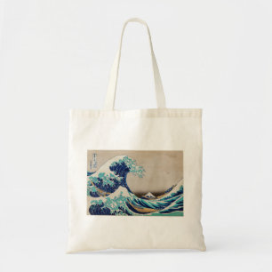 Japanese Waves Tote Bag
