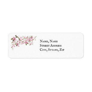 Japanese Wedding BlossomReturn Address Label Return Address Label