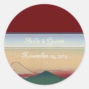 Japanese Wedding Stickers The Tama River