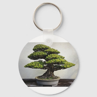 Japanese White Pine Bonsai Key Ring