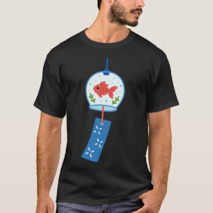 Japanese Wind Chime Goldfish Furin T-Shirt