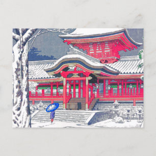 Japanese Winter Holiday Postcard