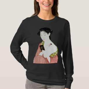 Japanese Woman Beautiful Geisha Japanese painting  T-Shirt