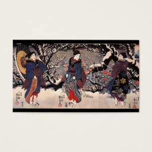 Japanese Women in the Snow c. 1800s