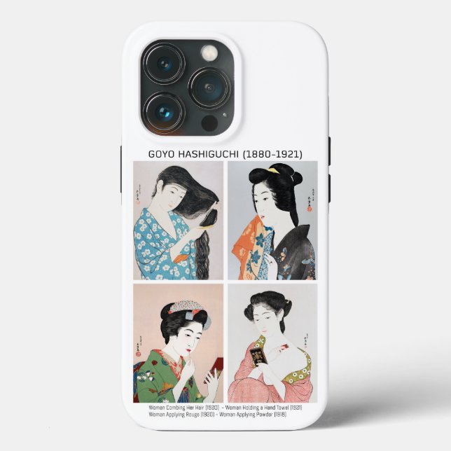 Japanese women portraits  - Goyō Hashiguchi Case-Mate iPhone Case (Back)