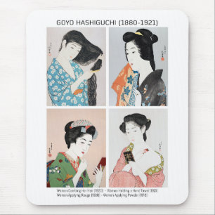 Japanese women portraits - Goyō Hashiguchi Mouse Pad