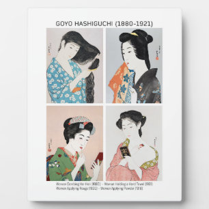 Japanese women portraits - Goyō Hashiguchi Plaque