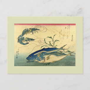 Japanese Woodblock Postcard
