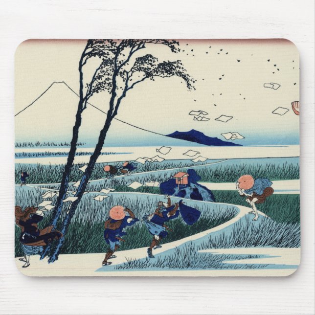 Japanese Woodblock print Mouse Pad (Front)