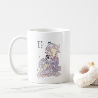 Japanese Woodblock Print of Minamoto no Yorimitsu Coffee Mug