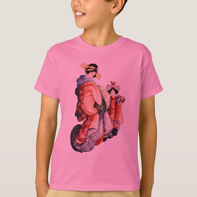 Japanese woodblock print T-Shirt (Front)