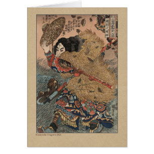 Japanese Woodcut by Kuniyoshi Utagawa