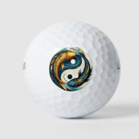 Japanese Yin Yang Symbol Koi Fish