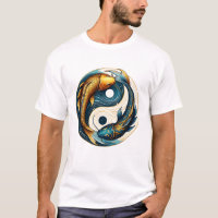 Japanese Yin Yang Symbol Koi Fish