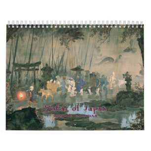 Japanese Yokai Folklore Art Calendar