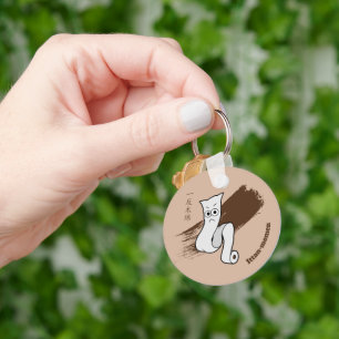 Japanese Yokai Ittan-momen Key Ring