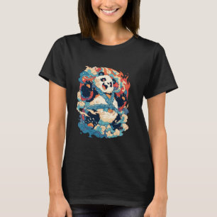 Japanese Yokai Panda Panda Bear Japanese T-Shirt