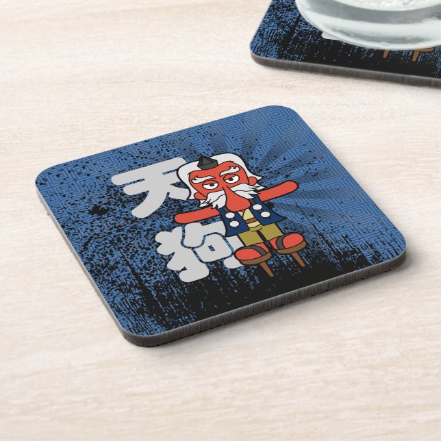 Japanese Yokai Tengu Coaster (Left Side)