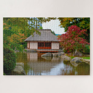 Japanese Zen Garden  Hamburg Germany. Jigsaw Puzzl Jigsaw Puzzle