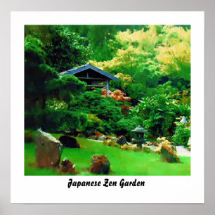 Japanese Zen Garden Poster