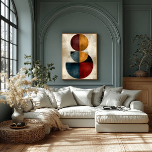 Japanese Zen Geometric Abstract Wall Art