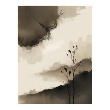 Japanese Zen Minimalist Poster Calm Modern