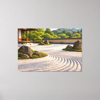 Japanese Zen Rock Garden – Harmony of Stone, Moss 