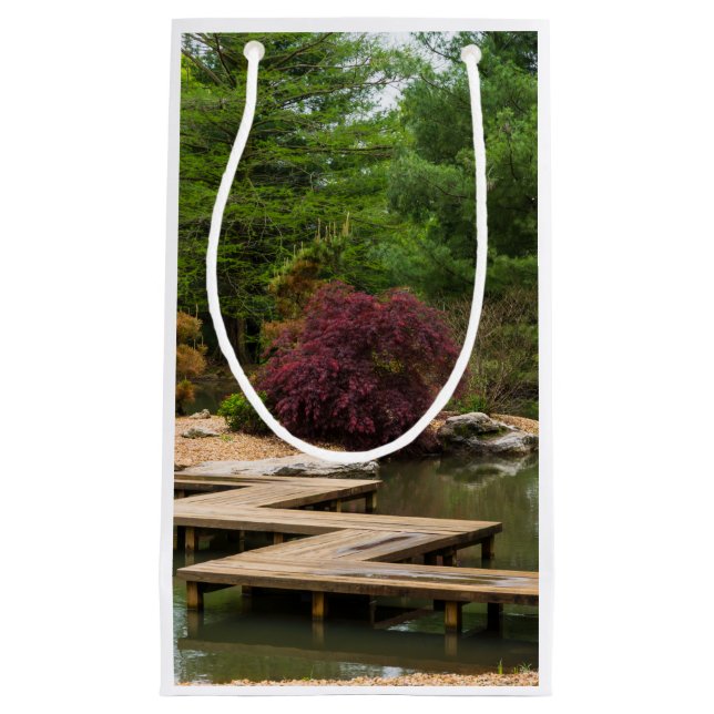 Japanese Zig Zag Bridge Small Gift Bag (Front)
