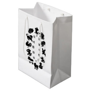Japanese Zodiac Medium Gift Bag