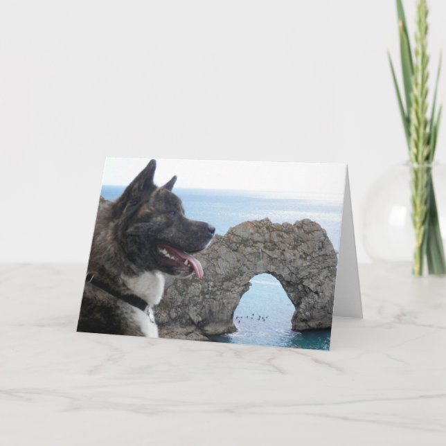 Japaness Akita Card (Front)