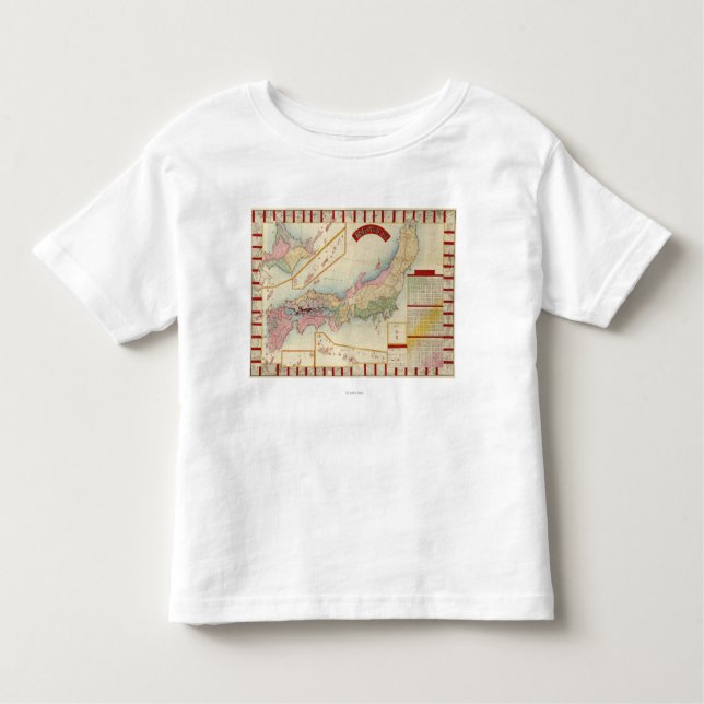JapanPanoramic MapJapan Toddler T-Shirt (Front)