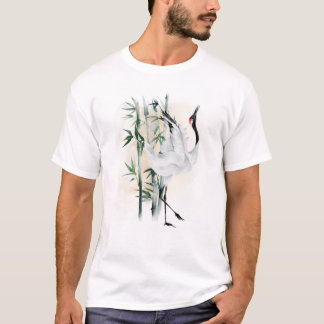 Japan's cranes and bamboo T-Shirt