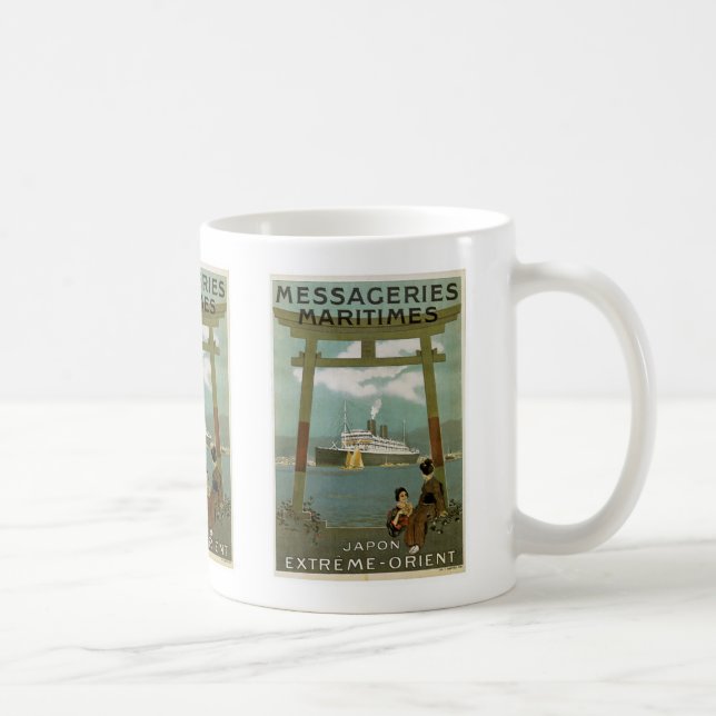 "Japon Extreme-Orient" Messegeries Maritimes Coffee Mug (Right)