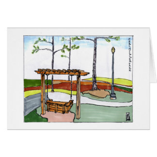 japonaiserie - balançoire au parc